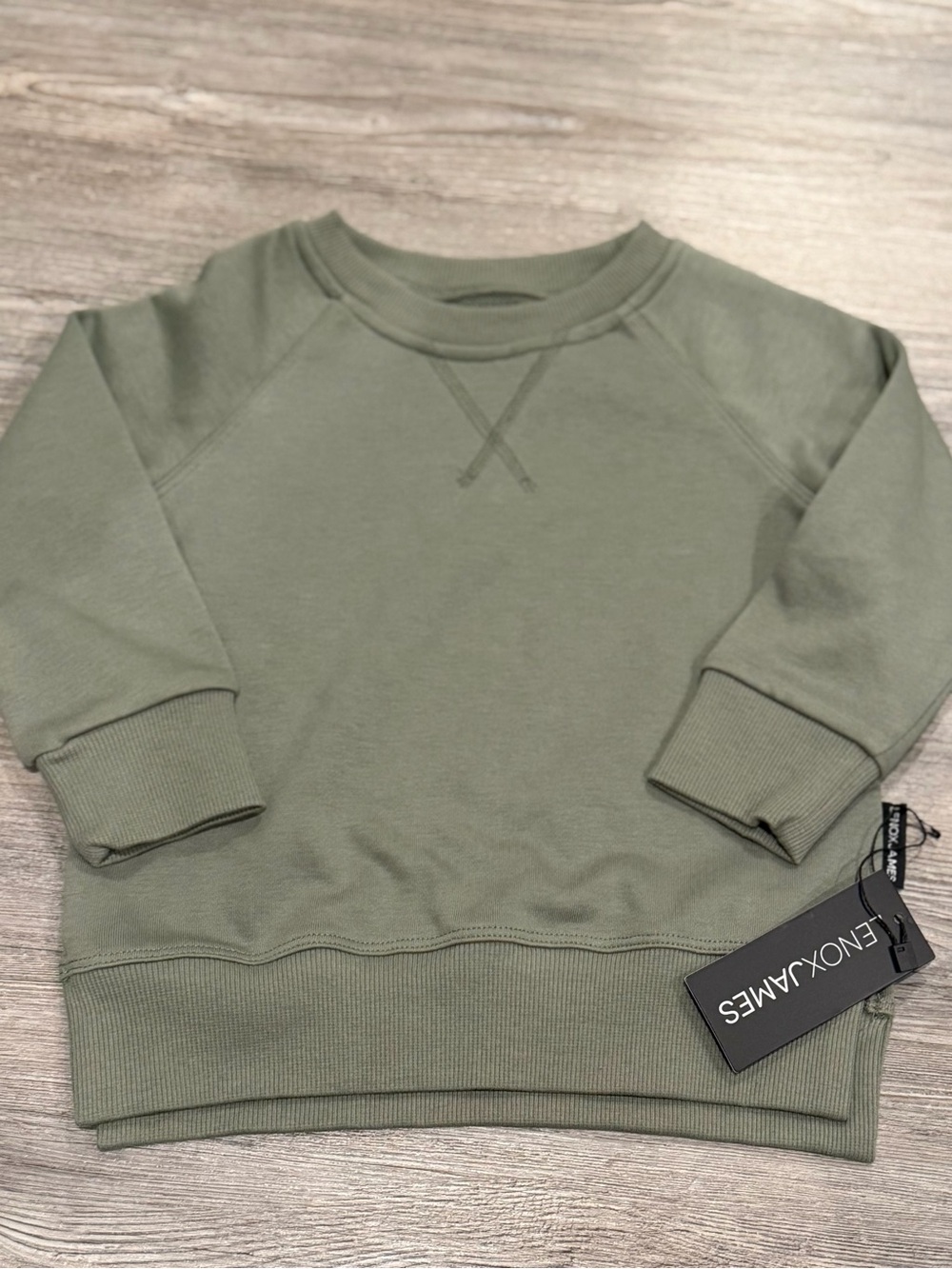 Lenox James Olive Crewneck Sweatshirt
